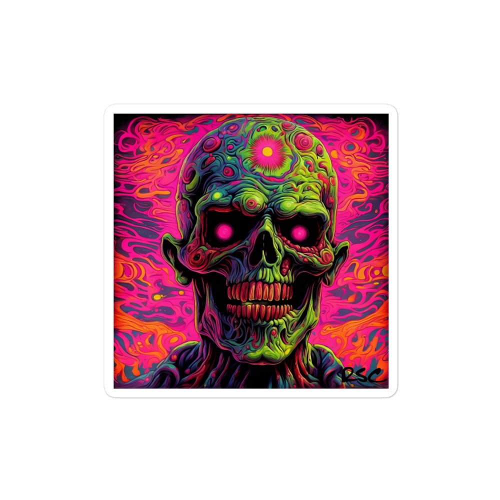 TrippySkull Bubble-free stickers