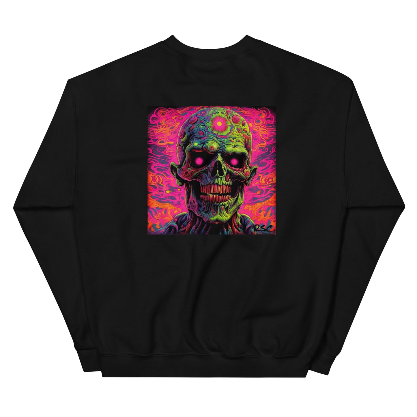 TrippySkull Crew Neck Sweatshirt