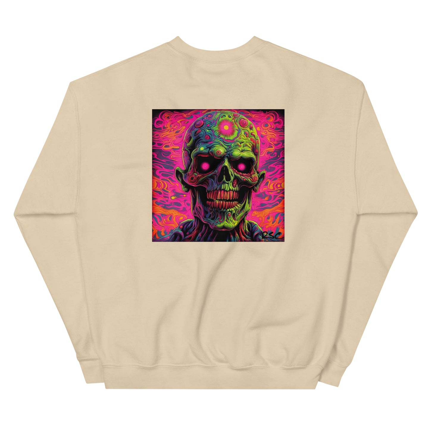 TrippySkull Crew Neck Sweatshirt